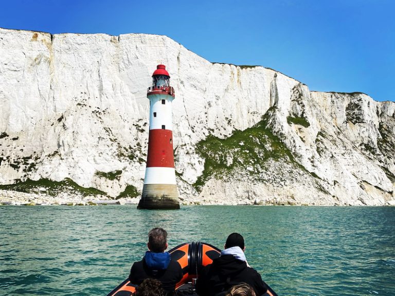 The Beachy Head Lighthouse Adventure Sussex Boat Trips Experience our view.